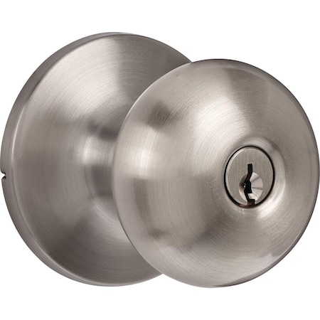 Steel Pro Brushed Nickel Entry Door Knob TFX200B